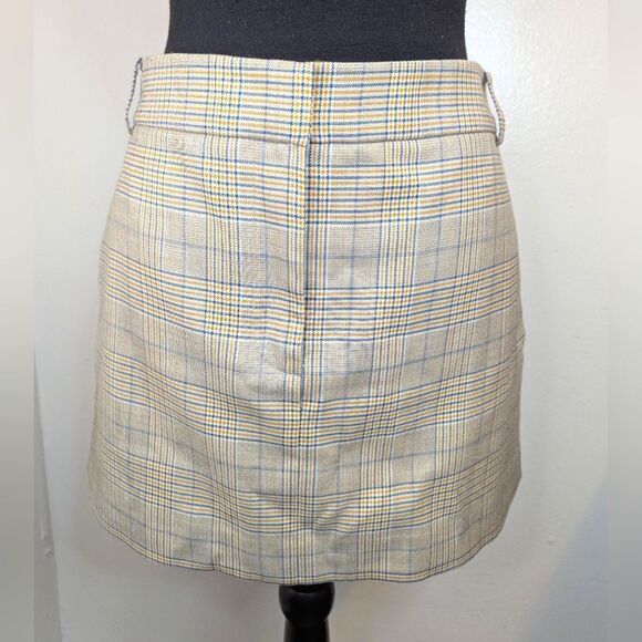 Tibi Plaid Mini Y2K Preppy Light Academia Collegiate Nostalgiacore  Skirt 10 - Picture 1 of 9